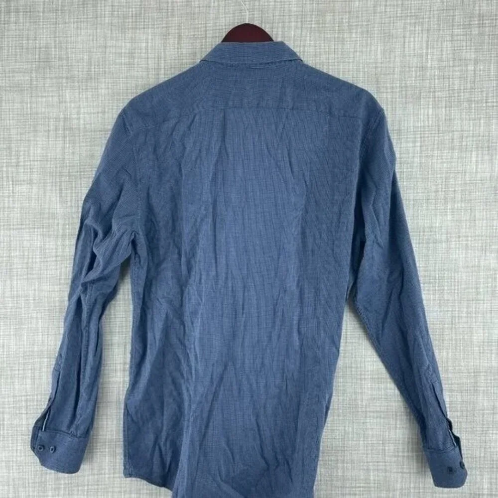 Banana Republic Mens L shirt long sleeve button down blue 0136